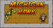 Michigan Hawk - Wecke in diesem Retro-Game den Archäologen in dir. Lies die Papyrusrolle des Ra-Amin-Kah um seine Grabanlage lebend verlassen zu können.